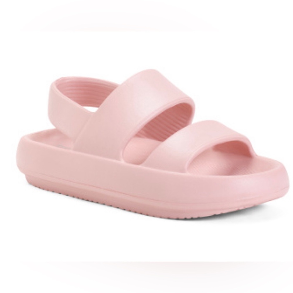 BEACH SLIDES by J/SLIDES Womens Size 7 Pink Synthetic New